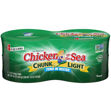 Chicken Of The Sea Chicken Of The Sea Chunk Light Tuna In Water 20 oz., PK6 10048000700657